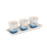 The Coast The Coast Set of 3 Herb Pots with Tray