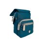 Spirit Spirit Jade and Grey Flap Front Bag