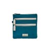 Spirit Spirit Jade and Grey Triple Zip Bag