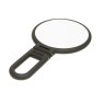 Alice Wheeler Soft Touch Folding Mirror Black unfolded