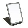 Alice Wheeler Soft Touch LED Mirror Black standing