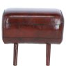 Ashwood Leather Tan Pommel Stool