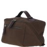 Ashwood Leather Fenland Canvas Washbag angled view