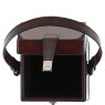 Ashwood Leather Single Wine Bottle Carrier interior