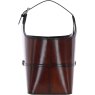 Ashwood Leather Magazine Basket side view