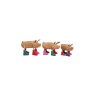Quirky Barn Quirky Barn Wooden Pig in Hunter Wellies
