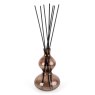 Candlelight Wavy Glass Diffuser Smokey Black 500ml