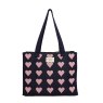 Zelly Heart Woven Tote Bag Medium