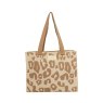 Zelly Woven Tote Animal Natural Medium