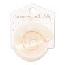 Zelly Hair Claw Shells White