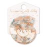 Zelly Hair Claw Shells Grey