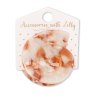 Zelly Hair Claw Shells Brown