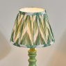 Endon Endon Cotswold Green Bilbury Lamp & 20cm Cotswold Green Zigzag Shade