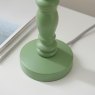 Endon Endon Cotswold Green Bilbury Lamp & 20cm Cotswold Green Zigzag Shade