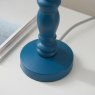 Endon Endon Marlin Blue Bilbury Lamp & 20cm Pearl Grey Zigzag Shade
