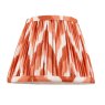 Endon Endon Pink Clay Bilbury Lamp & 20cm Apricot Orange Zigzag Shade