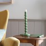 Endon Endon Cotswold Green Higgledy Lamp & 25cm Vintage White Ivy Shade