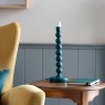 Endon Endon Marlin Blue Higgledy Lamp & 25cm Vintage White Ivy Shade