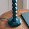 Endon Endon Marlin Blue Higgledy Lamp & 25cm Vintage White Ivy Shade