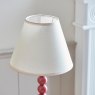 Endon Endon Pink Clay Higgledy Lamp & 25cm Vintage White Ivy Shade