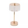 Widdop Hestia Crystal USB LED Touch Table Lamp Gold Base