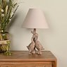 Widdop Hestia Wood Effect Geese Resin Table Lamp lifestyle