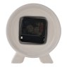 Widdop Interval Ceramic Mantle Clock Cream Reverse