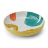 Mikasa Mikasa Yellow Abstract Pasta Bowl