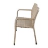 Stella 2 Seater Rattan Bench white background