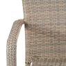 Stella 2 Seater Rattan Bench white background