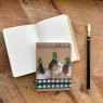 Alex Clark Happy Mallards Small Kraft Notebook interior