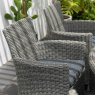 Bermuda Dark 6 Seater Oval Dining Set lifestyle
