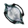 Eco Chic Green Insulated Lunch Bag interior