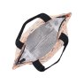 Eco Chic Woodland Mustard Insulated Lunch Bag interior