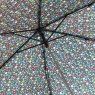 Eco Chic Black Ditsy Mini Umbrella underside