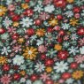 Eco Chic Black Ditsy Mini Umbrella fabric close up