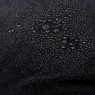 Eco Chic Black Foldable Poncho fabric close up