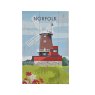 Zippy & George Norfolk Windmill & Poppies Plaques small