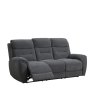 Keswick 3 Seater Power Recliner Sofa In Dark Grey white background