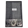 Equilibrium Men's Herringbone Scarf Boxed grey