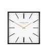 Thomas Kent 16" Garrick White Wall Clock