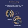 Tower Ceraglide 2400W Cord/Cordless Iron use corded or cordless