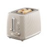 Daewoo Cascade 2 Slice Toaster Taupe in use