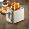 Daewoo Cascade 2 Slice Toaster Taupe Lifestyle