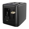 Cello Black 2 Slice Digital Toaster angled view