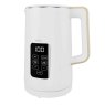 Cello White Digital Kettle With Touch Panel angled view