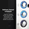Tower Ash 4 Slice Toaster Black defrost cancel reheat