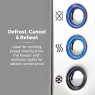 Tower Ash 2 Slice Toaster Grey defrost cancel and reheat functionality