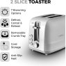 Tower Ash 2 Slice Toaster Grey Spec Sheet