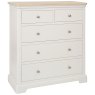 Broadway 2 Over 3 Chest In Grey Mist white background